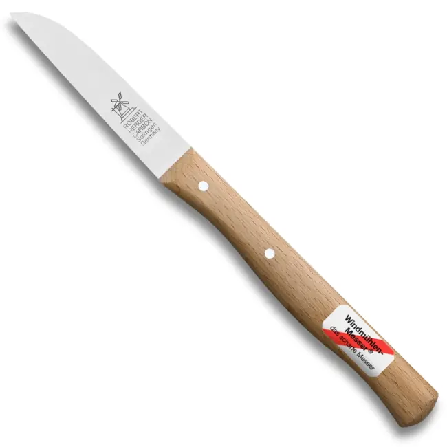 Robert Herder Molenmes – Schilmesje – Carbonstaal – Recht – Lemmet 65 mm – Heft Beukenhout