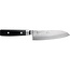 Yaxell Zen Messenset – 7-delig – Magnetisch 'Tower' Messenblok met 6 Messen – 37 Lagen Damaststaal – Canvas-Micarta Heft