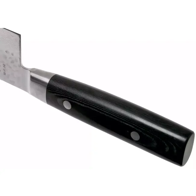 Yaxell Zen Koksmes 20 cm – 37 Lagen Damaststaal – Canvas-Micarta Heft