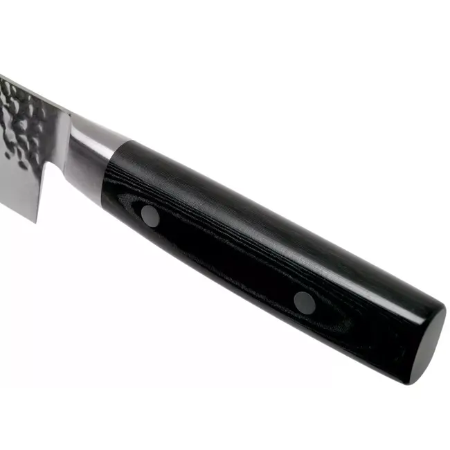 Yaxell Zen Koksmes 20 cm – 37 Lagen Damaststaal – Canvas-Micarta Heft