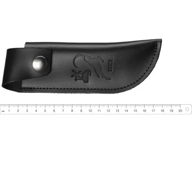 Robert Herder Lederen Schede met Riembevestinging tbv IBEX 120 mm – Zwart