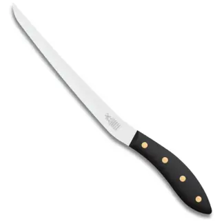 Robert Herder Fileermes SeaKnives – Edwin Vinke's – Stijf – RVS – Lemmet 210 mm – Heft POM Zwart Robert Herder Fileermes SeaKnives – Edwin Vinke's – Stijf – RVS – Lemmet 210 mm – Heft POM Zwart