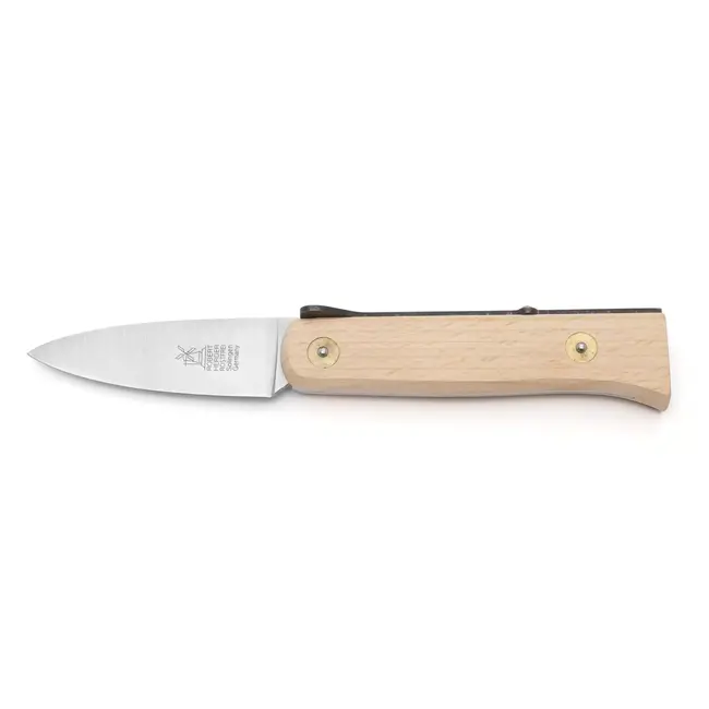Robert Herder Lierenaar – Steakmes Zakmes – RVS – Lemmet 9 cm – Heft Beukenhout