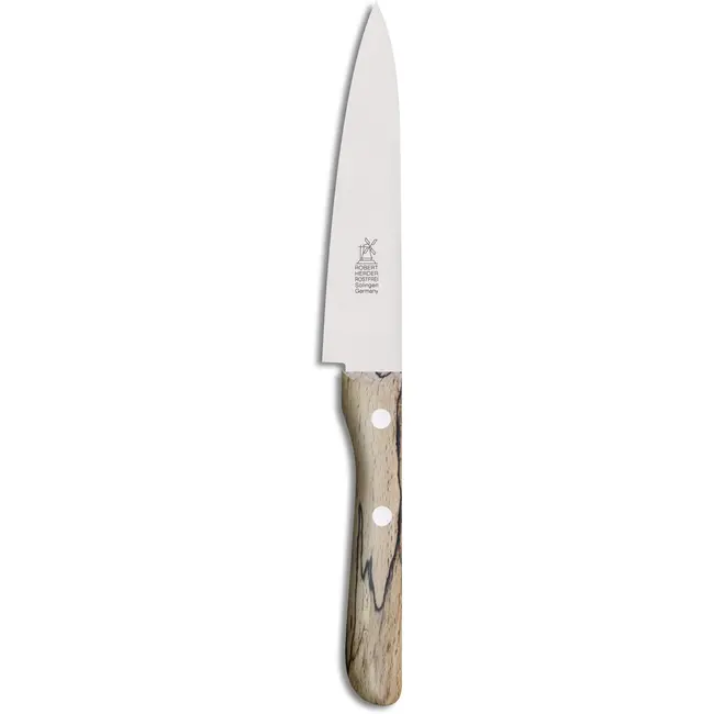 Robert Herder Universeelmes – Petty Omnivore – RVS – Middenspits – Lemmet 13 cm – Heft IJsbeukenhout