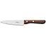 Robert Herder Universeelmes – Petty Omnivore – RVS – Middenspits – Lemmet 13 cm – Heft Pruimenhout
