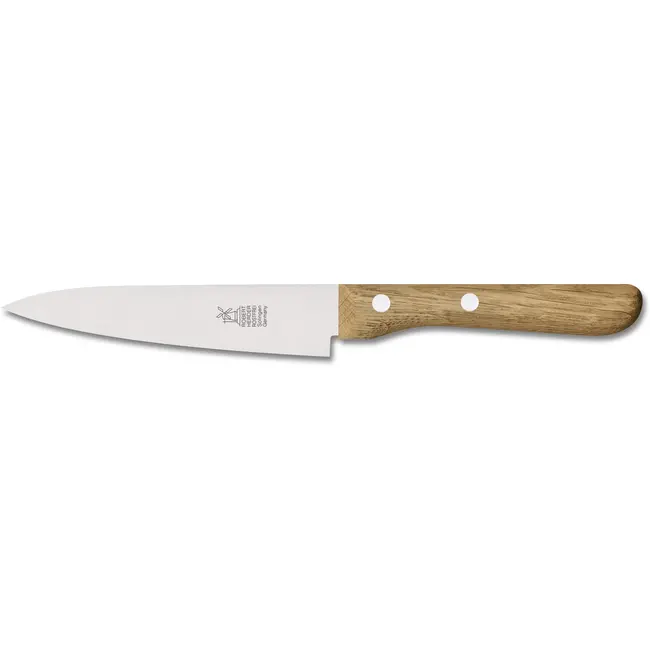 Robert Herder Universeelmes – Petty Omnivore – RVS – Middenspits – Lemmet 13 cm – Heft Eikenhout