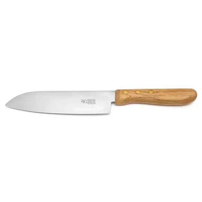 Robert Herder Santoku Koksmes – RVS – Lemmet 16,5 cm – Heft Eikenhout