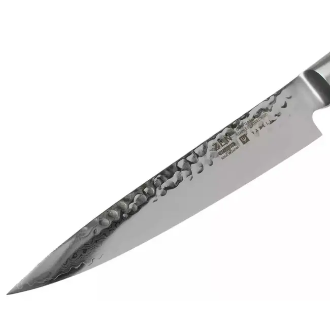 Yaxell Zen Vleesmes 18 cm – 37 Lagen Damaststaal – Canvas-Micarta Heft