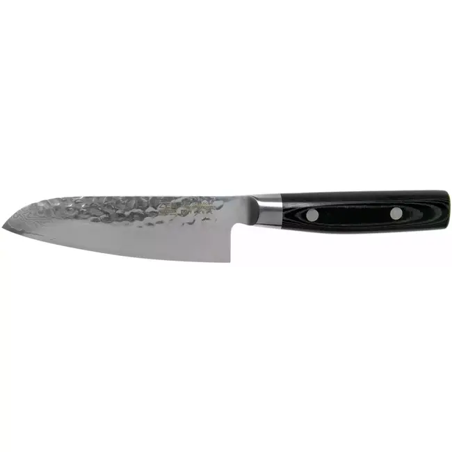 Yaxell Zen Santoku Koksmes 12,5 cm – 37 Lagen Damaststaal – Canvas-Micarta Heft
