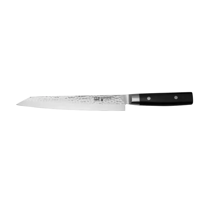 Yaxell Zen Fileermes / Sushimes 23 cm – 37 Lagen Damaststaal – Canvas-Micarta Heft