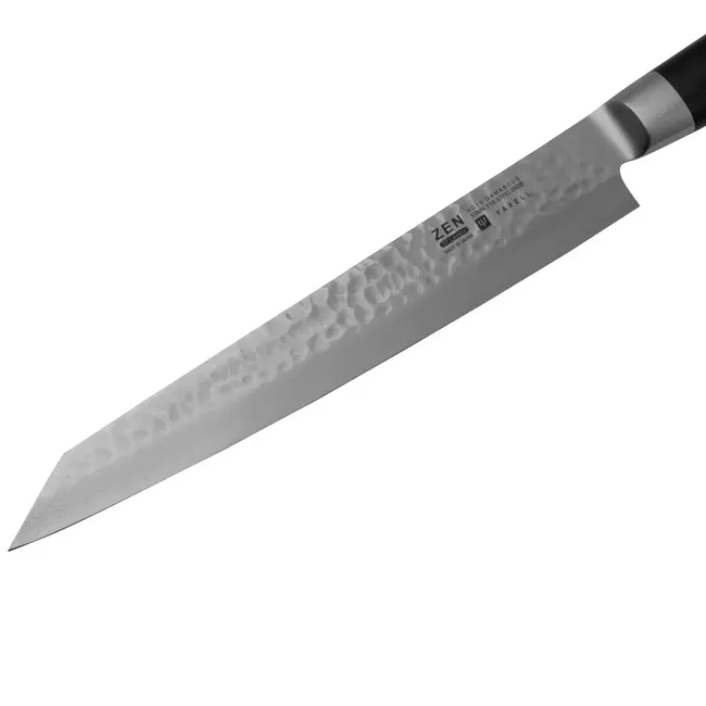 Yaxell Zen Fileermes / Sushimes 23 cm – 37 Lagen Damaststaal – Canvas-Micarta Heft