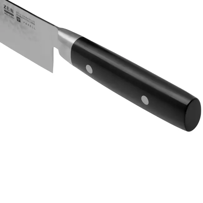 Yaxell Zen Nakiri Koksmes 16,5 cm – 37 Lagen Damaststaal – Canvas-Micarta Heft