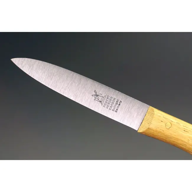 Robert Herder Molenmes – Officemes – Carbonstaal – Middenspits- Lemmet 85 mm – Heft Eikenhout