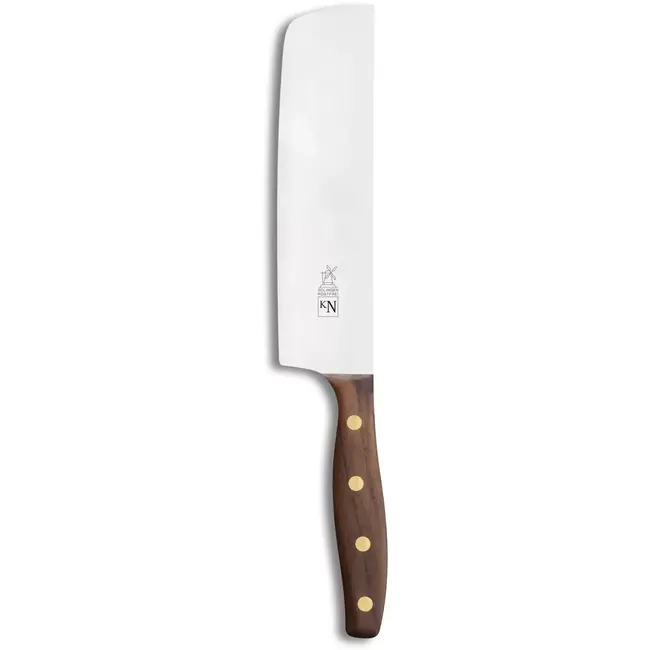 Robert Herder KN Nakiri – Groentemes – 60HRC RVS – Lemmet 18 cm – Heft Walnotenhout