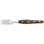 Robert Herder K-Steakvork en Steakmes – Breed – RVS – Fijne Kartel – Lemmet 12,5 cm – Heft Walnotenhout