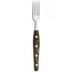 Robert Herder K-Steakvork en Steakmes – Breed – RVS – Glad – Lemmet 12,5 cm – Heft Walnotenhout
