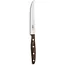 Robert Herder Windmühle Steakvork en Steakmes – RVS – Glad – Lemmet 12,5 cm – Heft Walnotenhout