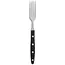 Robert Herder Windmühle Steakvork en Steakmes – RVS – Fijne Kartel – Lemmet 12,5 cm – Heft POM Zwart