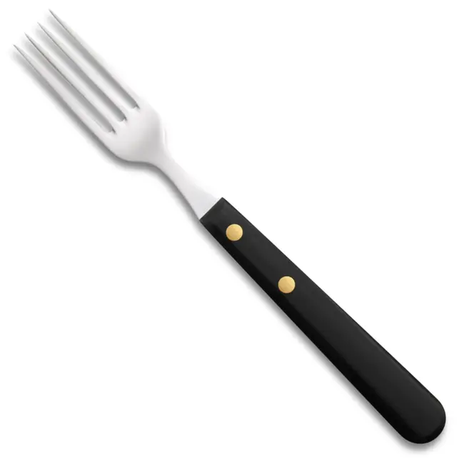 Robert Herder Steakvork – Buckels – RVS – Lemmet 20 cm – Heft POM Zwart