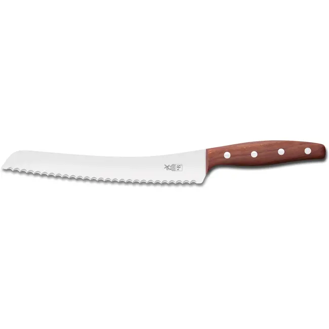 Robert Herder KB2 Broodmes – RVS – Gekarteld – Lemmet 22,5 cm – Heft Pruimenhout