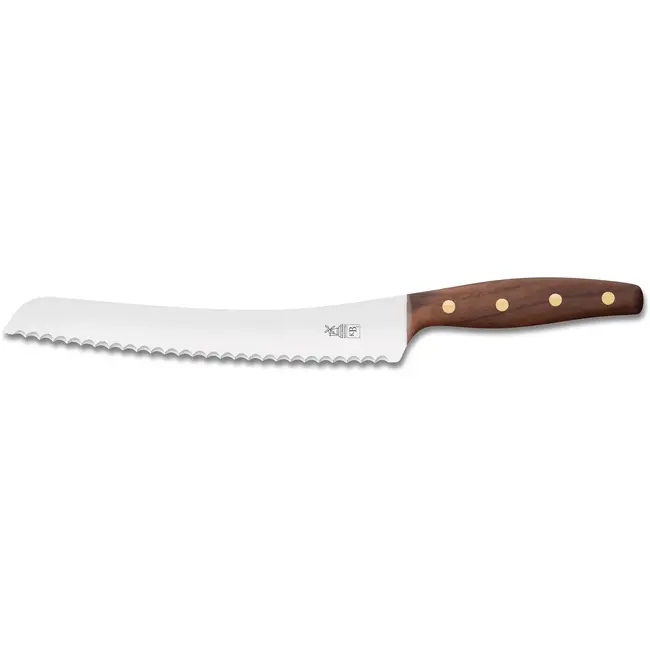 Robert Herder KB2 Broodmes – RVS – Gekarteld – Lemmet 22,5 cm – Heft Walnotenhout