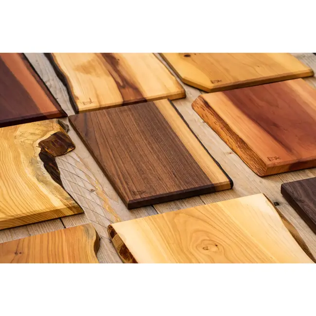 Robert Herder Windmühlenmesser Vrijvorm Snijplank – Appelhout – 27x20 cm – Uniek en Natuurlijk