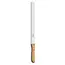 Robert Herder Brisketmes – Broodmes – RVS – met Golf – Lemmet 31,5 cm – Heft Eikenhout