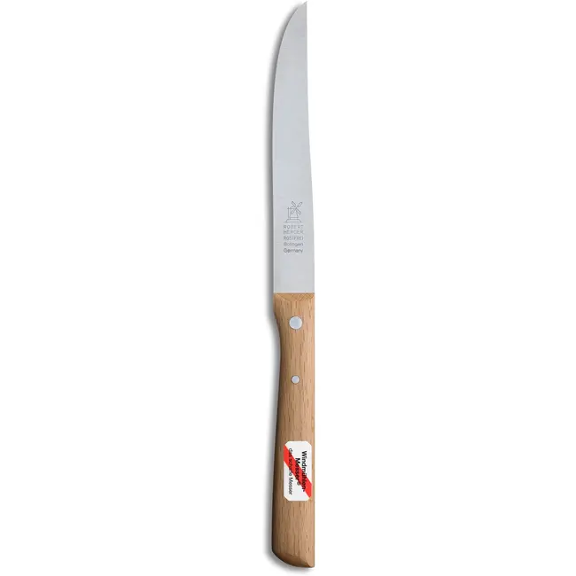 Robert Herder Universeelmes – Hahnefeder – RVS – Lemmet 13 cm – Heft Beukenhout