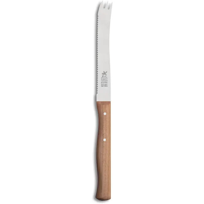 Robert Herder Kaasmes – RVS – Vorkspits – Lemmet 11 cm – Heft Kersenhout