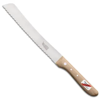 Robert Herder Broodmes met Golf – RVS – Handgeslepen – Lemmet 22 cm – Heft Beukenhout Robert Herder Broodmes met Golf – RVS – Handgeslepen – Lemmet 22 cm – Heft Beukenhout