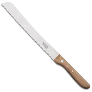 Robert Herder Broodmes met Golf – RVS – Handgeslepen – Lemmet 19,5 cm – Heft Kersenhout Robert Herder Broodmes met Golf – RVS – Handgeslepen – Lemmet 19,5 cm – Heft Kersenhout