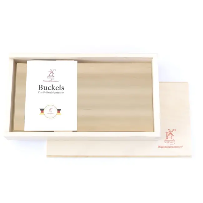 Robert Herder Etui van Berkenhout, Wit Geolied met 6 Sleuven – Leeg