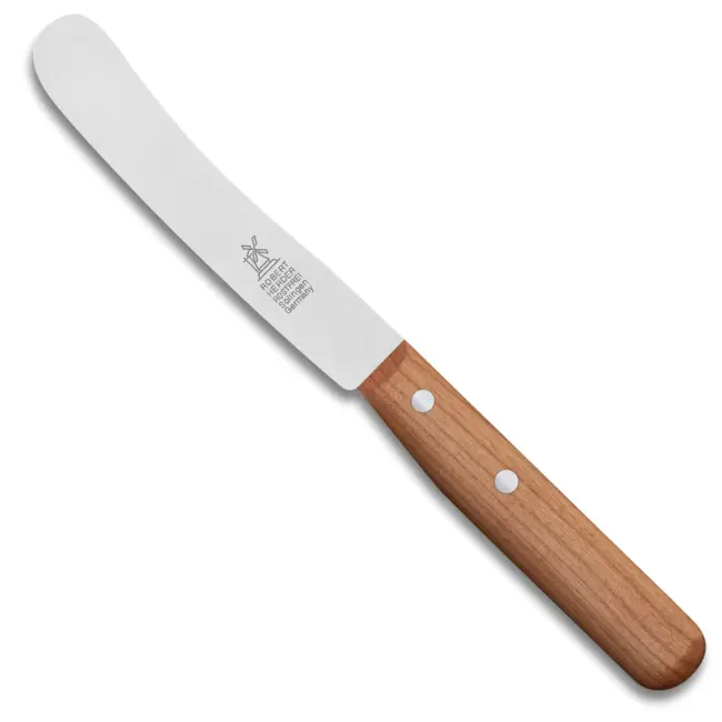 Robert Herder Ontbijtmes – Buckels – RVS – Lemmet 118 mm – Heft Kersenhout
