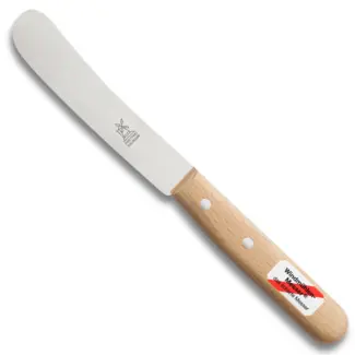 Robert Herder Botermes – Buckels – RVS – Lemmet 70 mm – Heft Beukenhout