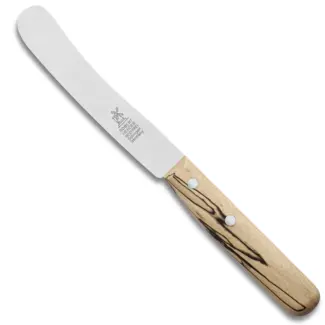Robert Herder Ontbijtmes – Buckels – RVS – Lemmet 118 mm – Heft IJsbeukenhout