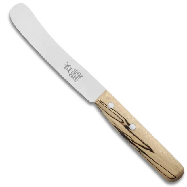 Robert Herder Ontbijtmes – Buckels – RVS – Lemmet 118 mm – Heft IJsbeukenhout