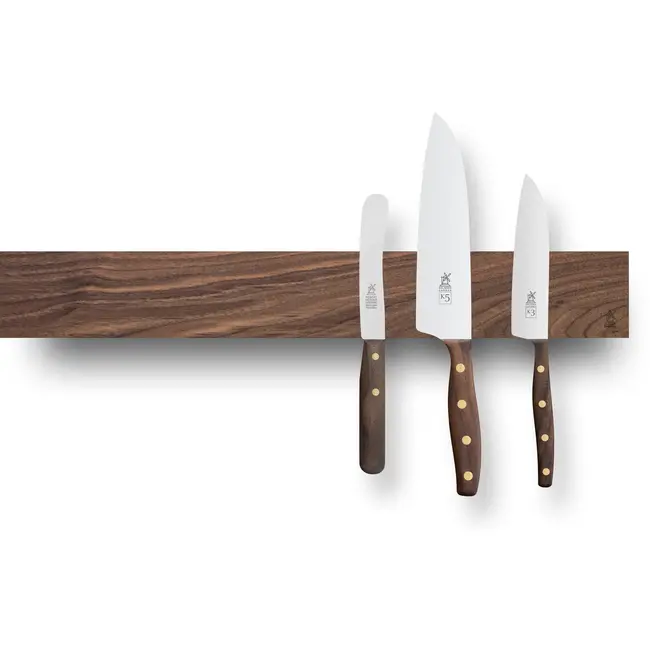 Robert Herder Magneetlijst – 490x70x20 /40 mm – Walnotenhout – Exclusief Messen