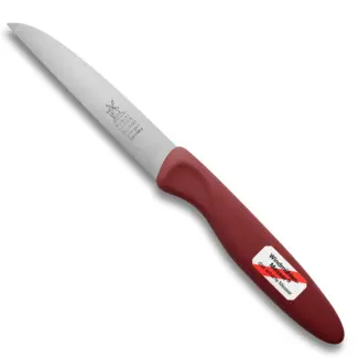 Robert Herder Molenmes – Schilmesje – Classicfutur – RVS – Recht – Lemmet 85 mm – Kunststof Heft – Rood