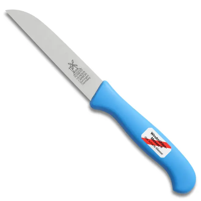 Robert Herder Molenmes – Klassieker – Groot Groentemes – Carbonstaal – Lemmet 104 mm – Kunststof Heft – Blauw