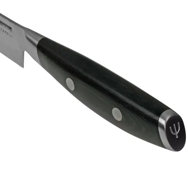 Yaxell Tsuchimon Universeelmes 12 cm – VG10 Staal – Gehamerd Lemmet – Micarta Heft