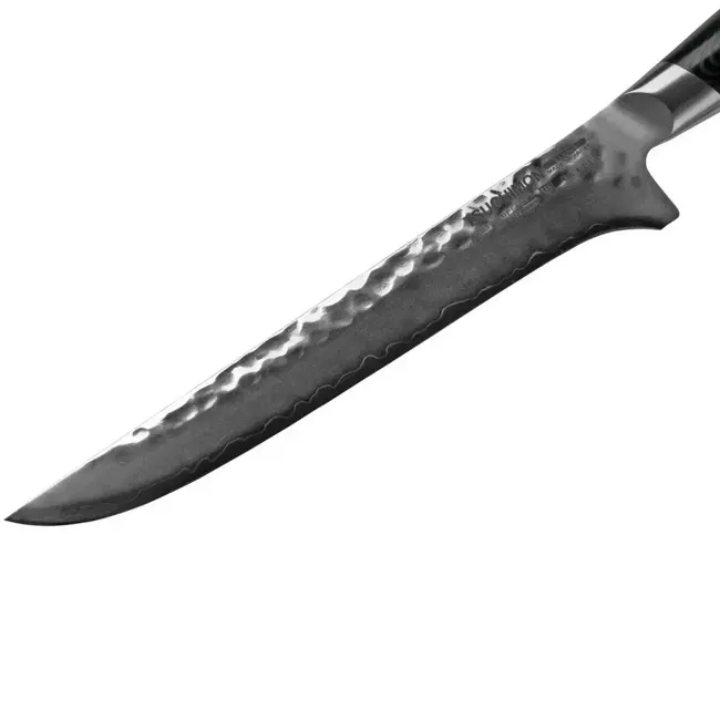 Yaxell Tsuchimon Uitbeenmes 15 cm – VG10 Staal – Gehamerd Lemmet – Micarta Heft