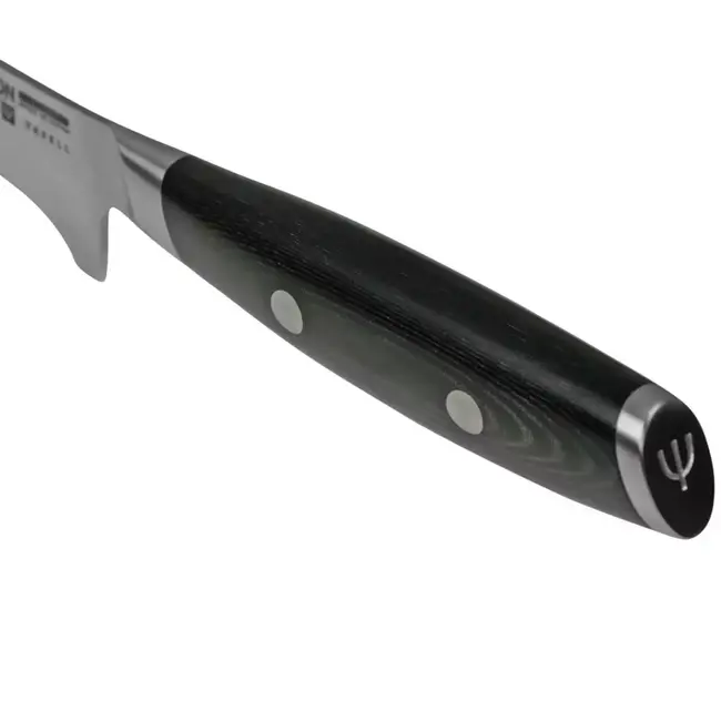 Yaxell Tsuchimon Uitbeenmes 15 cm – VG10 Staal – Gehamerd Lemmet – Micarta Heft