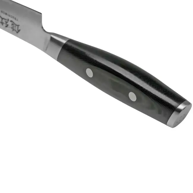 Yaxell Tsuchimon Vleesmes 18 cm – VG10 Staal – Gehamerd Lemmet – Micarta Heft