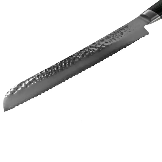 Yaxell Tsuchimon Broodmes 23 cm – VG10 Staal – Gehamerd Lemmet – Micarta Heft