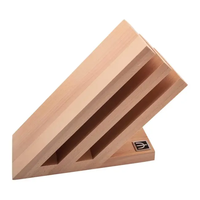 Yaxell Zen Messenset – 7-delig – Beukenhouten Messenblok met 6 Messen – 37 Lagen Damaststaal – Canvas-Micarta Heft