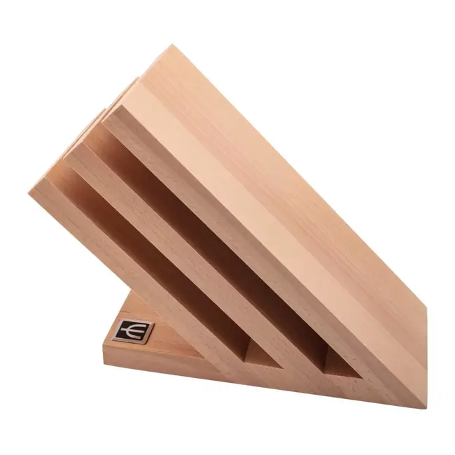 Yaxell Zen Messenset – 7-delig – Beukenhouten Messenblok met 6 Messen – 37 Lagen Damaststaal – Canvas-Micarta Heft