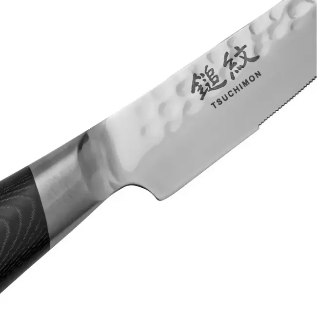 Yaxell Tsuchimon Steakmessenset – 4-delig – 3 Lagen Damaststaal – VG10 Staal – Canvas-Micarta Heft