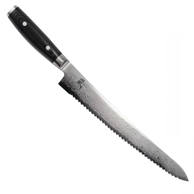Yaxell Ran Broodmes 27 cm – 69 Lagen Damaststaal – VG10 Staal – 61 HRC – Canvas-Micarta Heft