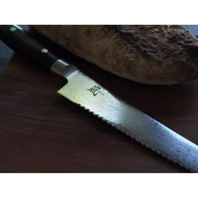 Yaxell Ran Broodmes 27 cm – 69 Lagen Damaststaal – VG10 Staal – 61 HRC – Canvas-Micarta Heft