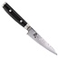 Yaxell Ran Universeelmes 12 cm – 69 Lagen Damaststaal – VG10 Staal – 61 HRC – Canvas-Micarta Heft